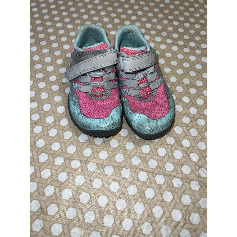 Merrell Kids Water Shoes in Pink and Teal with Gray Accents